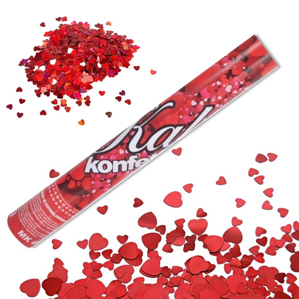 30 cm Kalpli Konfeti